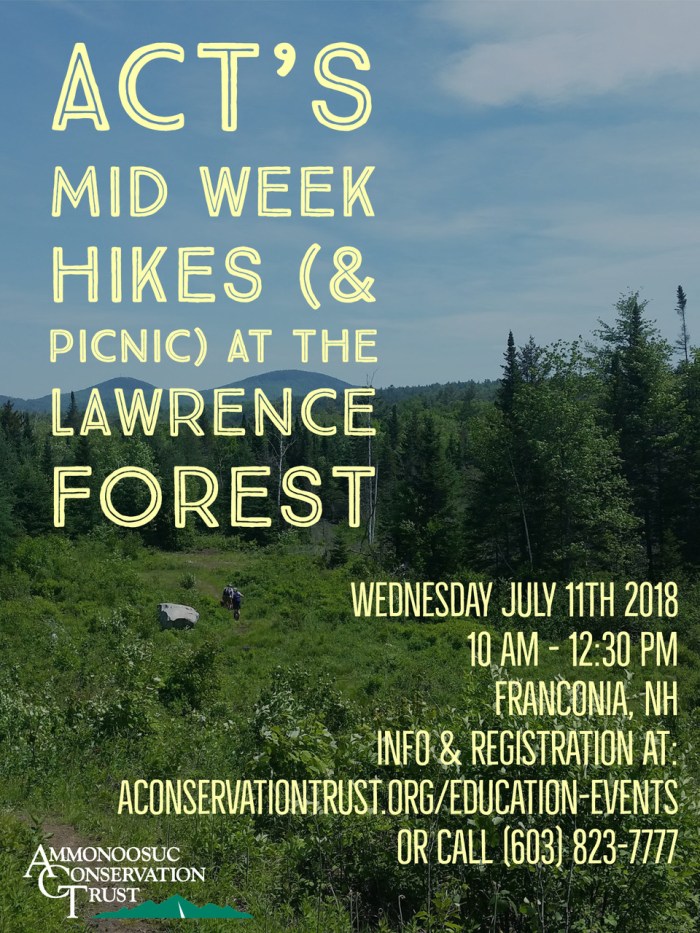 2018.07 MidWeek Hikes - Lawrence LL Flyer