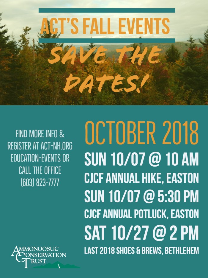 2018 Oct Dates Flyer